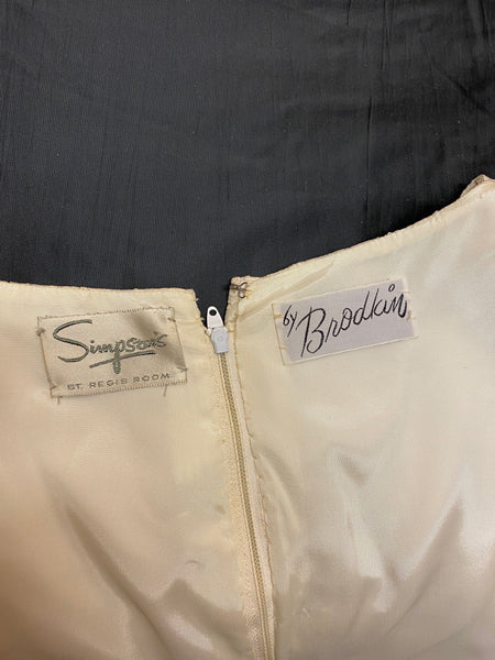 Hand Beaded Lace dress, XS