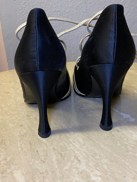 Charles Jourdan Lace-up Heels, 8.5