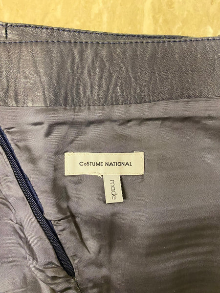 Costume National Leather Skirt, S