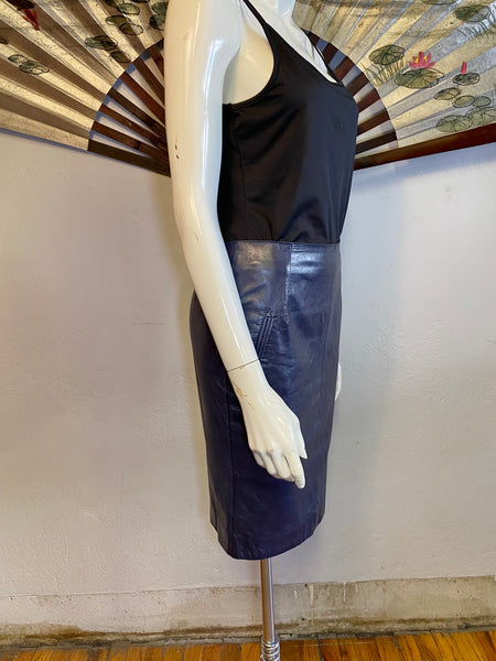 Costume National Leather Skirt, S