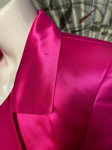 DVF Satin Skirt Suit, XS