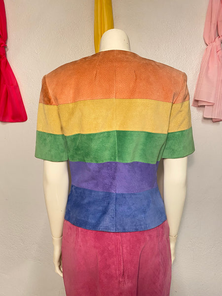 Danier Short Sleeve Suede Jacket, S/M