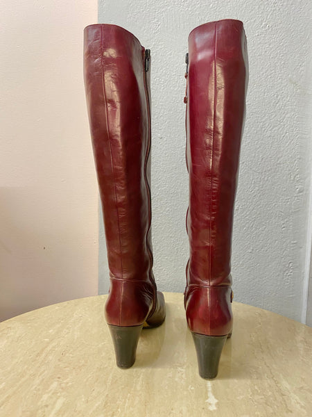 Salvatore Ferragamo Knee High Boots, 5 1/2
