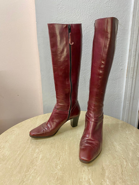 Salvatore Ferragamo Knee High Boots, 5 1/2