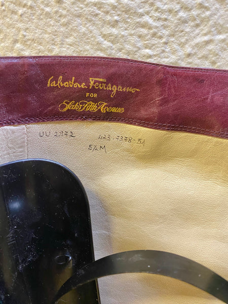 Salvatore Ferragamo Knee High Boots, 5 1/2