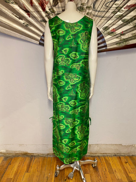 Hawaiian Map Dress, S