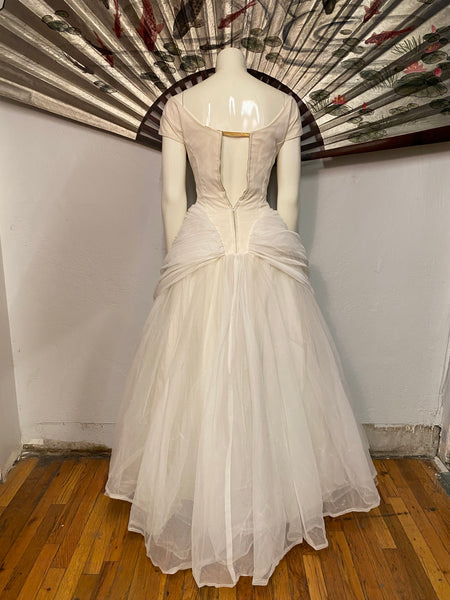 1950s Wedding Dress, XXS / XS