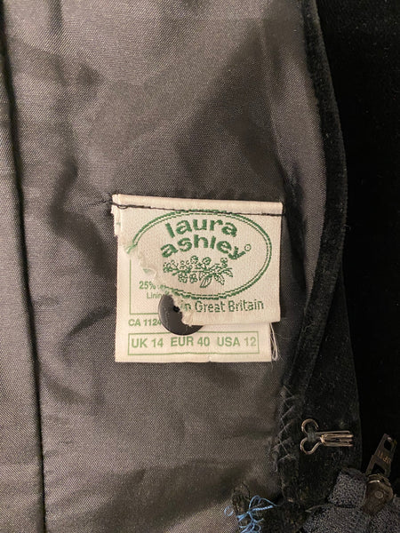 Laura Ashley Velvet Dress, S