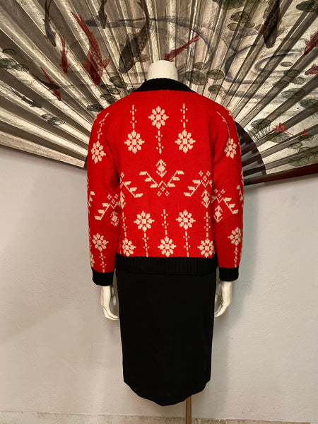 1960s Ski Sweater, S