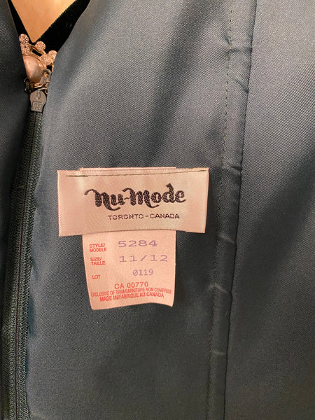 Velvet Off-the-Shoulder Gown, L