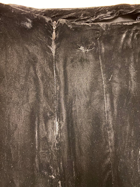 Norma Kamali Velvet Skirt, S