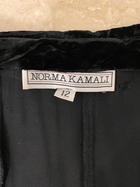 Norma Kamali Velvet Skirt, S