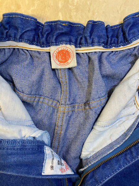 R & R Paperbag Waist Jeans, S / M