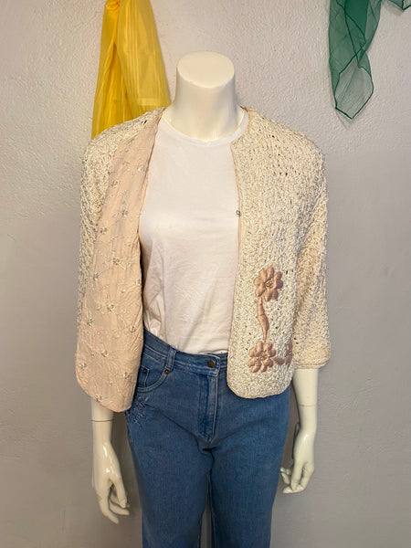 Saks Fifth Avenue Ribbon Jacket, M/L