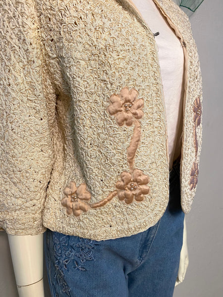 Saks Fifth Avenue Ribbon Jacket, M/L