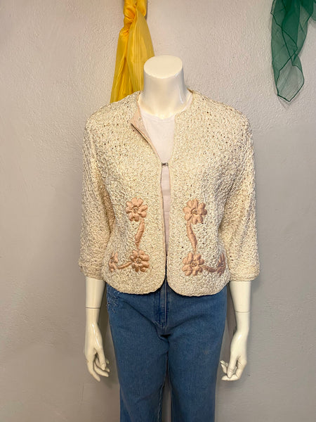 Saks Fifth Avenue Ribbon Jacket, M/L