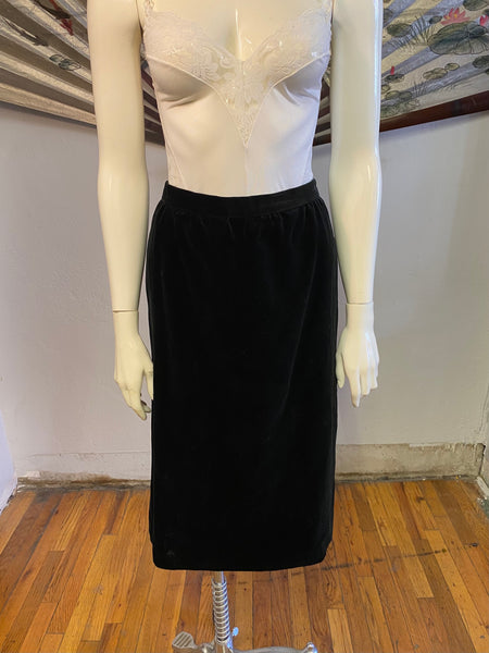 Velvet Skirt Suit, L