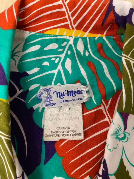 Tropical Print Dress, S