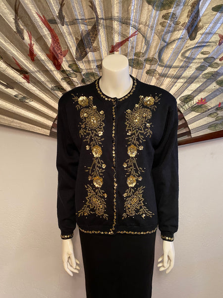 Embellished Sweater, L