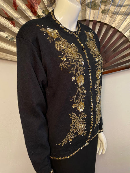 Embellished Sweater, L