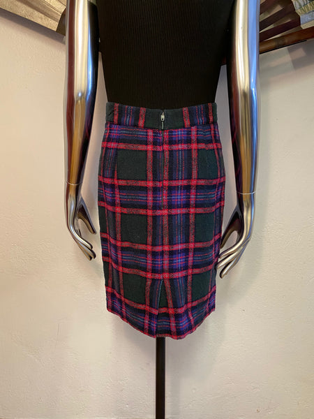 United Colors of Benetton Plaid Mini Skirt, XS