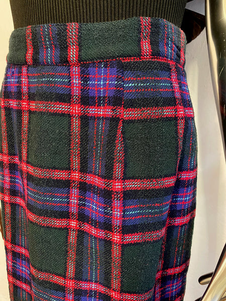 United Colors of Benetton Plaid Mini Skirt, XS