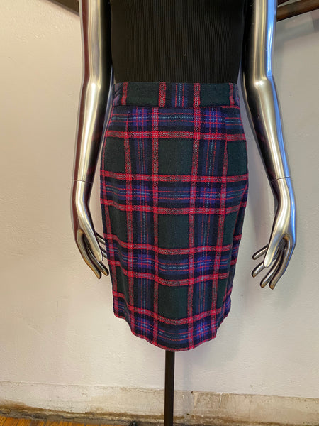 United Colors of Benetton Plaid Mini Skirt, XS