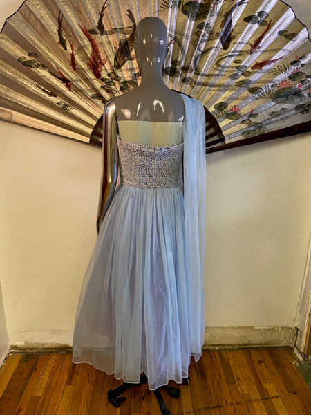 1950s Tulle Prom Dress, XS / S