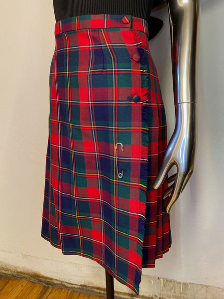 Bonda Québec Tartan Skirt, L