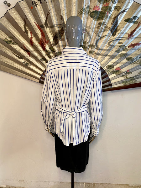 Derek Lam Denim Stripe Shirt, M