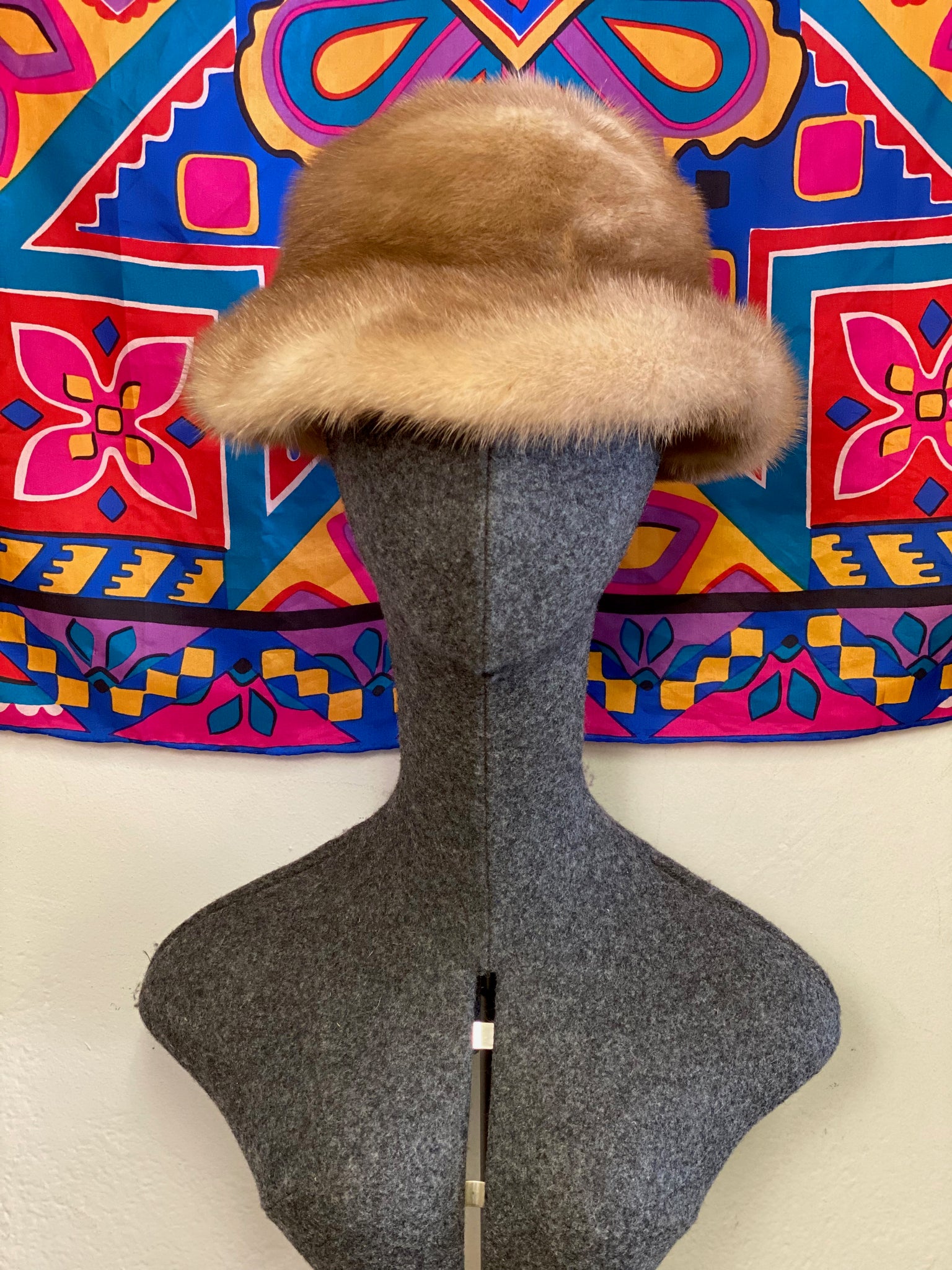 Vintage Eaton Fur Hat, S