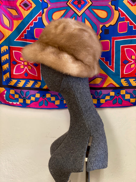 Vintage Eaton Fur Hat, S