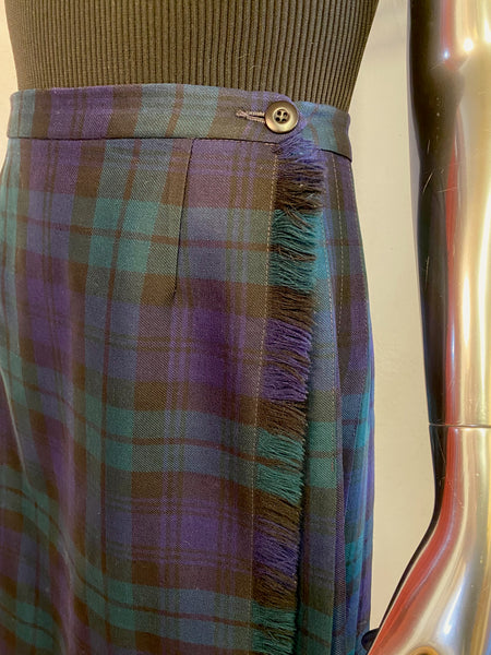 Highland Queen Black Watch Tartan Kilt, S / M