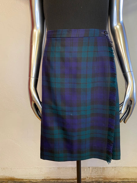 Highland Queen Black Watch Tartan Kilt, S / M