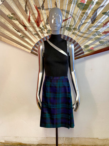 Highland Queen Black Watch Tartan Kilt, S / M