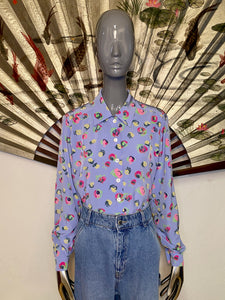 Jaeger Abstract Floral Print Shirt, XS