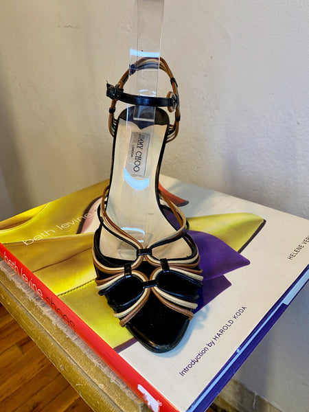 Jimmy Choo Brown Heeled Sandals, 40.5