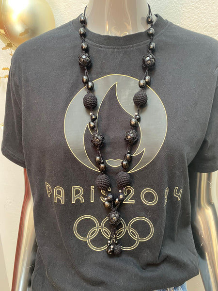Beaded Macramé Necklace