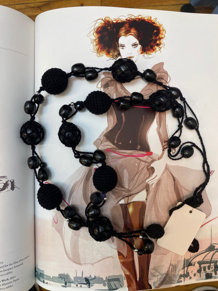 Beaded Macramé Necklace