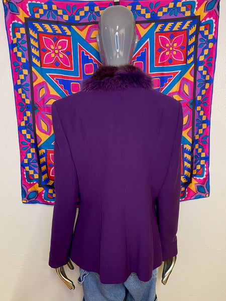 Made In France Jacket with Faux Fur, L