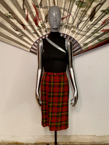 Highland Queen Maple Leaf Tartan Skirt, S