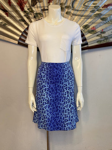 Moschino Jeans Leopard Print Skirt, M