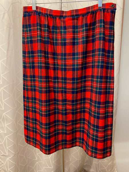 Pendleton Royal Stewart Tartan Skirt, L / XL