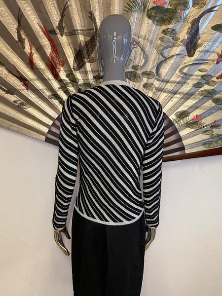 Black & Silver Cardigan, XS / S