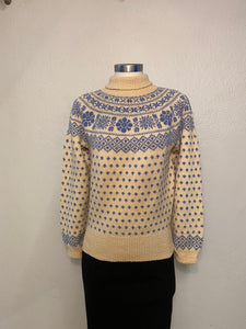 Fair Isle Wool Sweater, XS/ S