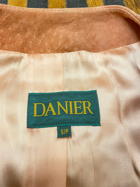 Danier Short Sleeve Suede Jacket, S/M