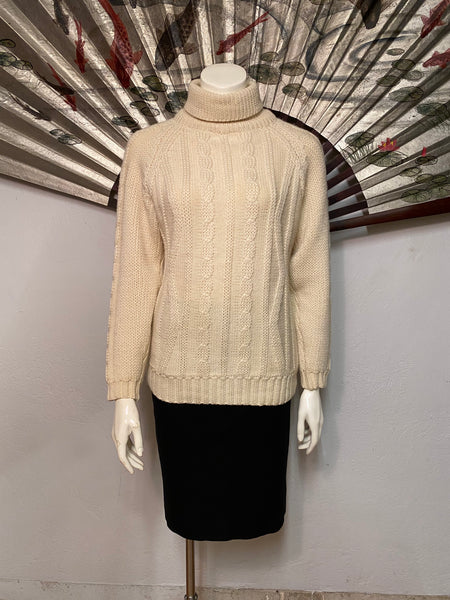 Wool Turtleneck Sweater, S / M