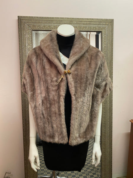 Faux Fur Stole / Capelet, O/S