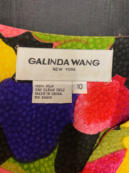 Galinda Wang Silk Blazer, M / L