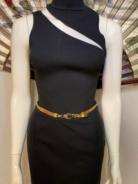 Gold Mesh Belt, S